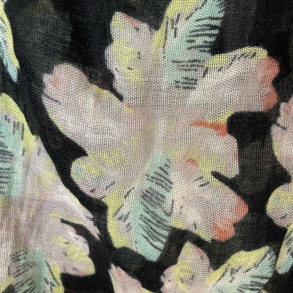 Charming Charlie floral infinity scarf